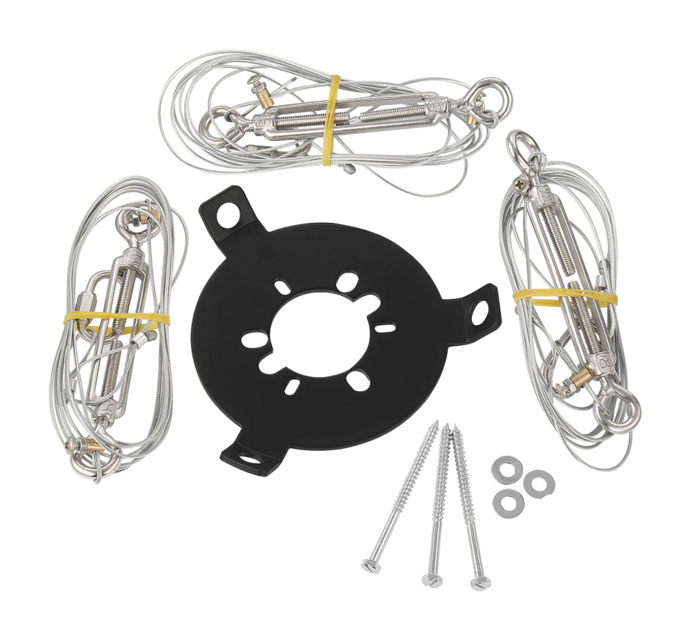 Guide Wire System in Flat Black