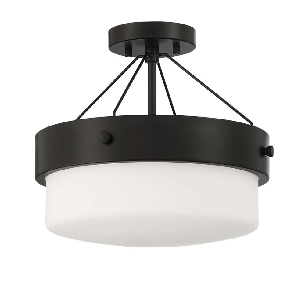 2 Light Convertible Semi Flush