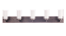 Craftmade 11642NIVNI5 - Texture 5 Light Vanity in Natural Iron/Vintage Iron