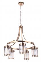 Craftmade 55325-SB - Elliot 5 Light in Satin Brass