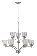 Craftmade 50229-BNK - Tyler 9 Light Chandelier in Brushed Polished Nickel