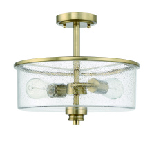 Craftmade 50552-SB - Bolden 2 Light Convertible Semiflush in Satin Brass