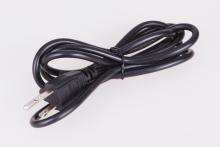 Craftmade CUC10-PG5-BLK - 5' Under Cabinet Light Cord and Plug in Black