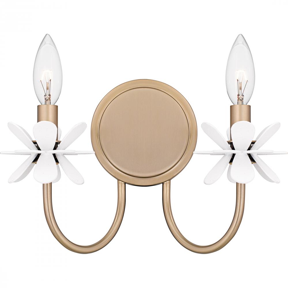 Remy 2-Light Bronze Gold Wall Sconce