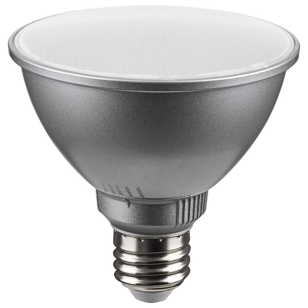 11 Watt PAR30SN LED; Medium Base; Silver Finish; CCT Selectable; 120 Volt; 40 Degree Beam Angle