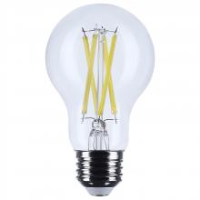 Satco Products Inc. S12469 - 10.5 Watt A19 LED; Medium Base; Clear; 3500K CCT; 120 Volt