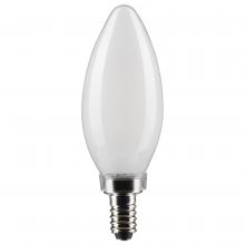 Satco Products Inc. S21281 - 5.5 Watt B11 LED; Frost; Candelabra base; 90 CRI; 5000K; 120 Volt