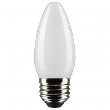 Satco Products Inc. S21288 - 4 Watt B11 LED; Frost; Medium base; 90 CRI; 3000K; 120 Volt