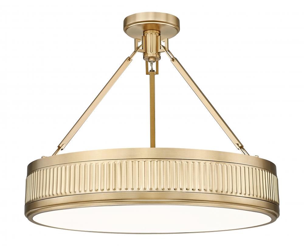 3 Light Semi Flush Mount