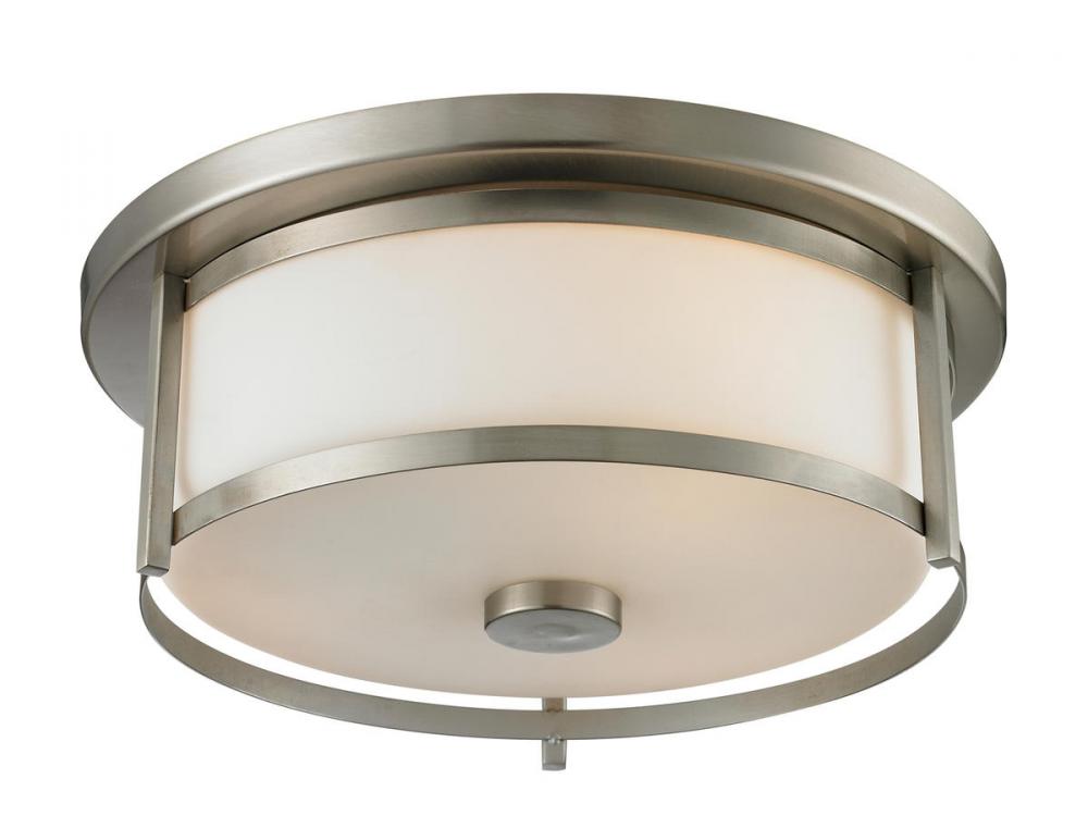 2 Light Flush Mount