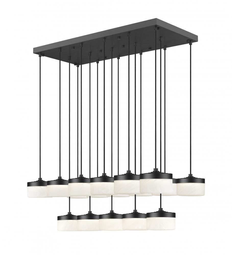 17 Light Linear Chandelier