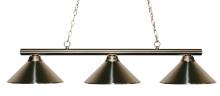 Z-Lite 155-3BN-MBN - 3 Light Billiard