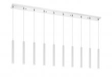 Z-Lite 917MP12-WH-LED-10LCH - 10 Light Linear Chandelier