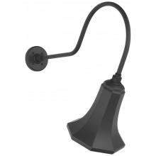 Visual Comfort & Co. Signature Collection TOB 2803MBK/S9-MBK - Academy 26" Angled Flynn Barn Light