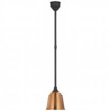 Visual Comfort & Co. Signature Collection TOB 5810MBK-SC - Academy 8" Rockhouse Pendant