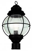 Trans Globe 69905 BK - Catalina 19" Post Mount Lantern Head