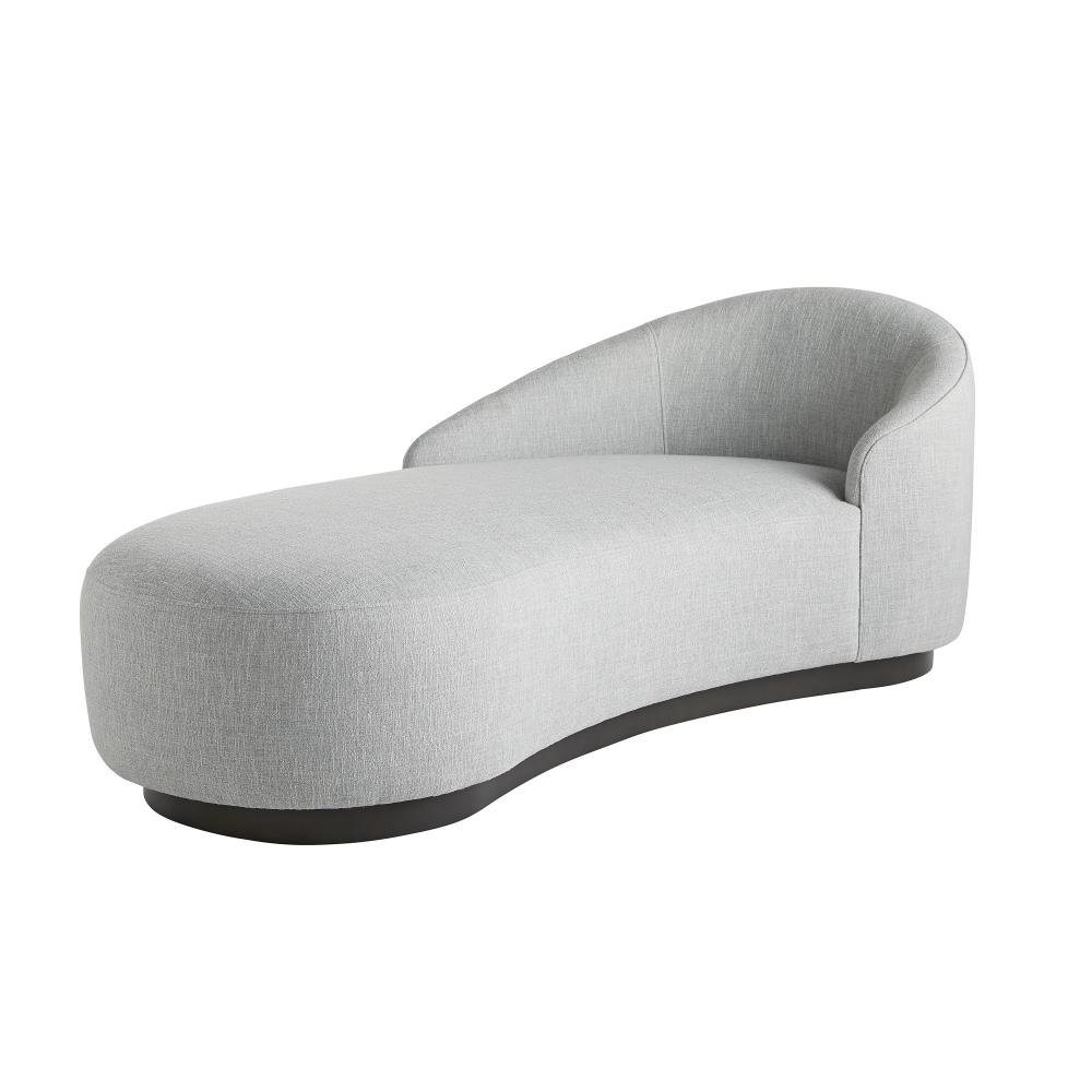 Turner Chaise Iceberg Linen Grey Ash, Left Arm