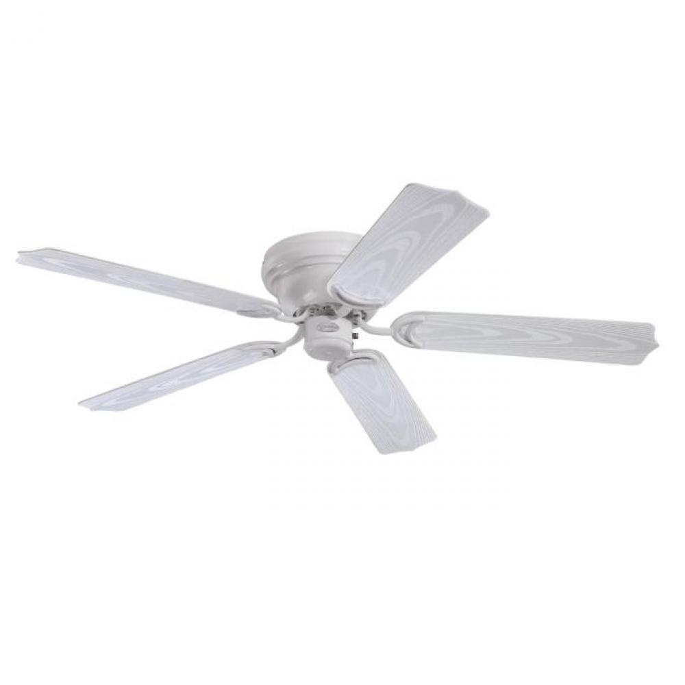 48 in. White Finish White ABS Blades