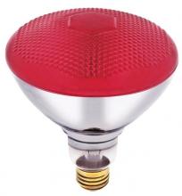 Westinghouse 441000 - 100W BR38 Incandescent Reflector Red Flood E26 (Medium) Base, 120 Volt, Box