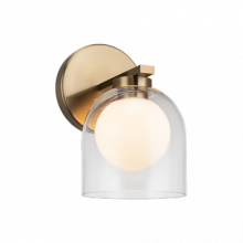 Matteo Lighting W60701AGCL - Derbishone Wall Sconce