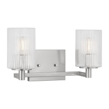 Generation Lighting GLV1042EN/BS - Lando Two Light Wall / Bath