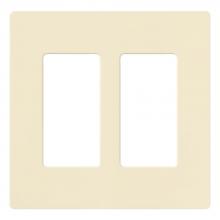 Lutron Electronics CW-2-AL - CLARO WALLPLATE 2 GNG AL