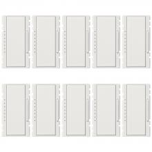 Lutron Electronics RK-D-10-SW - 10 COLOR KITS FOR NEW RA DIM IN SNOW