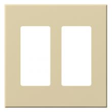 Lutron Electronics VWP-2R-IV - VAREO WALLPLATE 2GNG RECEPT IV