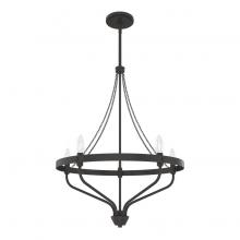 Hunter 19794 - Hunter Merlin Noble Bronze 5 Light Small Chandelier Ceiling Light Fixture