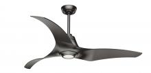 Hunter 52438 - Hunter 60 inch Arwen ENERGY STAR® Granite Damp Rated Ceiling Fan with LED Light Kit