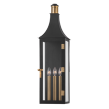 Troy B7831-PBR/TBK - Wes Exterior Wall Sconce