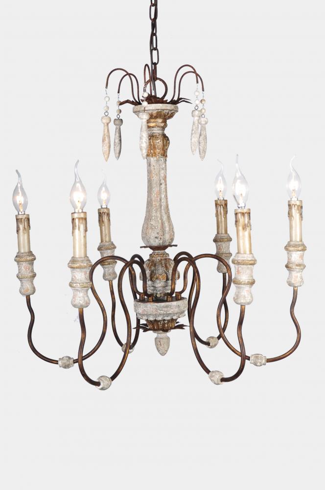 Luca 6-light chandelier