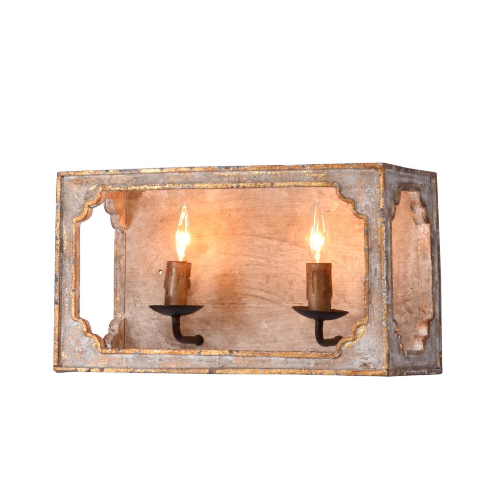 Nadia 2-light wall sconce