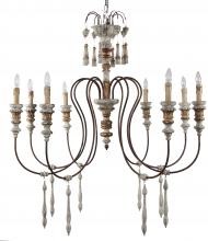 Terracotta Lighting CHAN8036-8 - Carlotta 8-light Chandelier