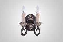 Terracotta Lighting W5123-2 - Klarissa double Sconce w/ dark gray finish