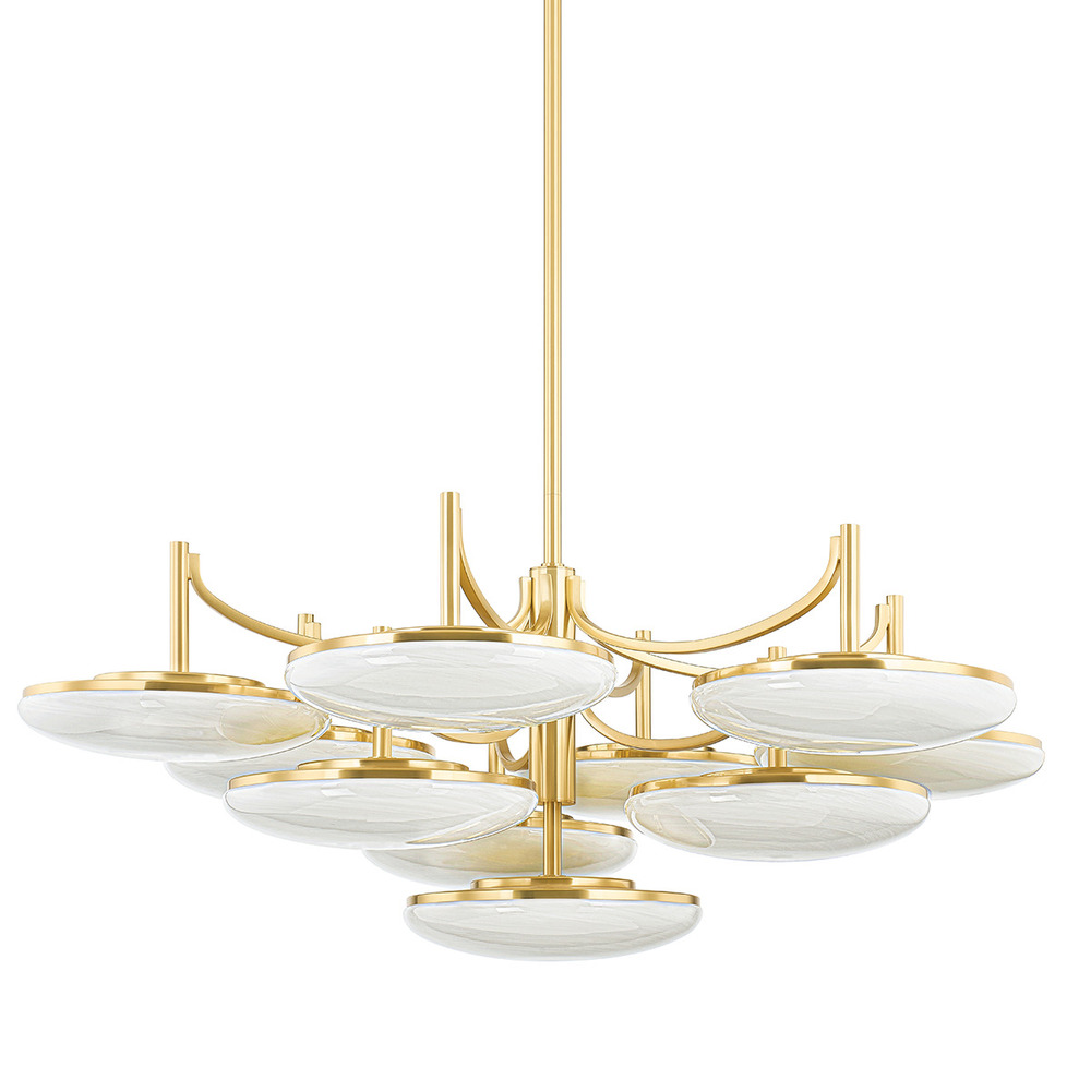 10 LIGHT SEMI FLUSH