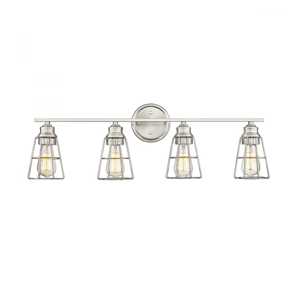 4-Light Vanity Brushed Nickel