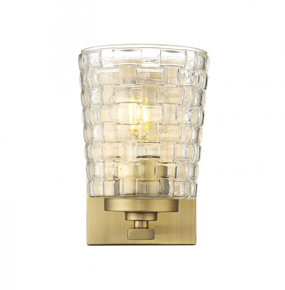 Saben 1-Light Wall Sconce Vintage Brass