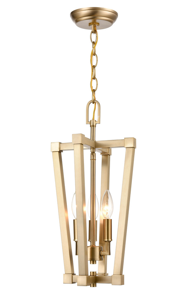 3-Light Pendant light Modern Gold