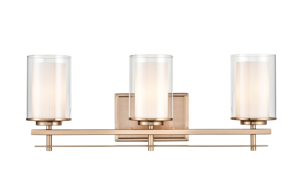 Huderson 3-Light Vanity Modern Gold