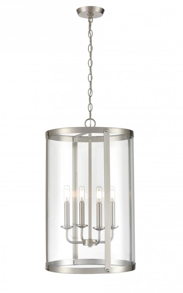 Aydenn 4-Light Pendant light Brushed Nickel