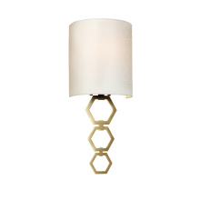 Lucas McKearn sc-clark-small-ab - Clark Small 1 Light Wall Light - Aged Brass