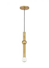 Visual Comfort & Co. Modern Collection 700TRSPGYD1RNB-LED930 - Guyed 1 Light Pendant