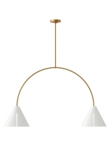 Visual Comfort & Co. Studio Collection KC1102MWTBBS-L1 - Cambre Large Linear Chandelier