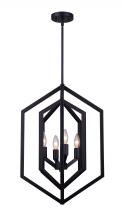 Canarm ICH1010A04BK16 - NETTO 4 Light Chandelier