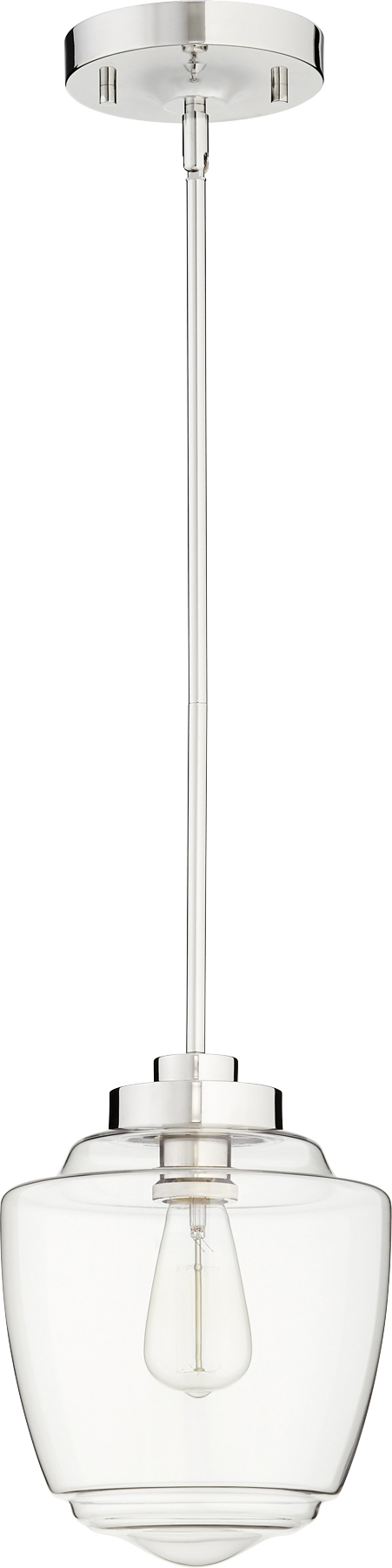 9" CLR ACORN PEND - PN