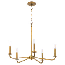 Quorum 6307-5-47 - RUTHERFORD 5LT CHANDELIER - BRB