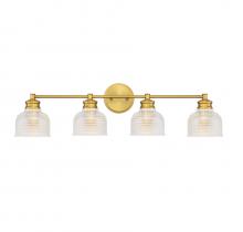 Savoy House Meridian M80036NB - 4-Light Bathroom Vanity Light in Natural Brass