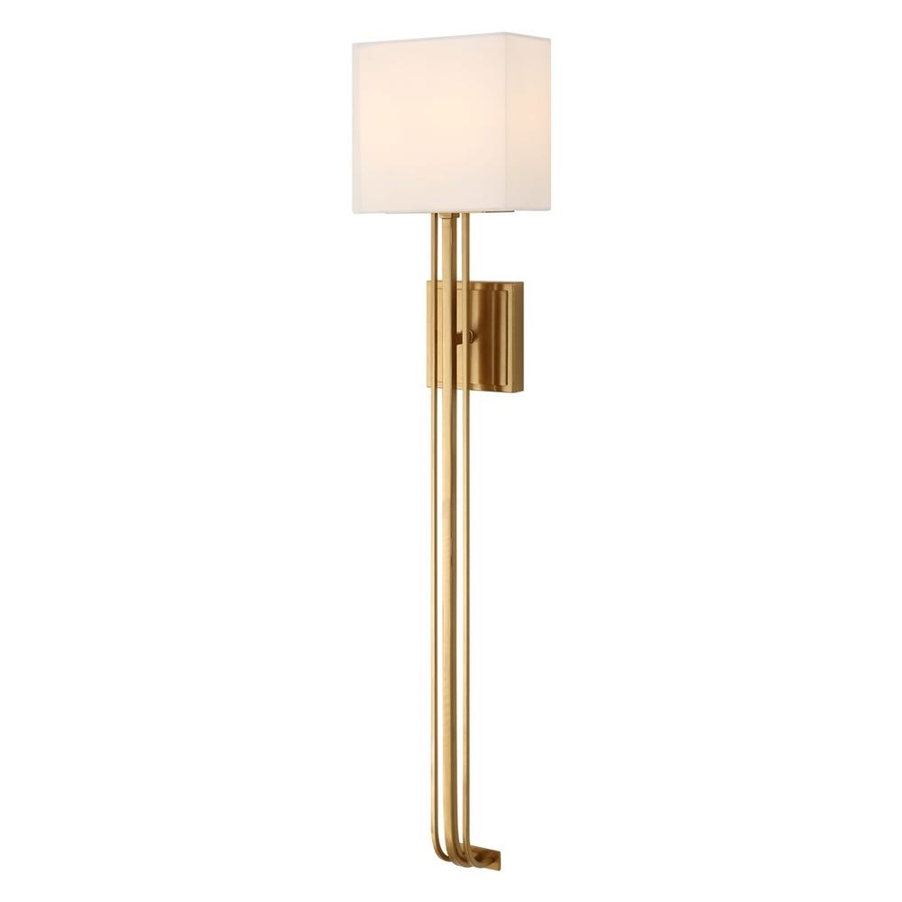 Uttermost Trenton 2 Light Brass Sconce