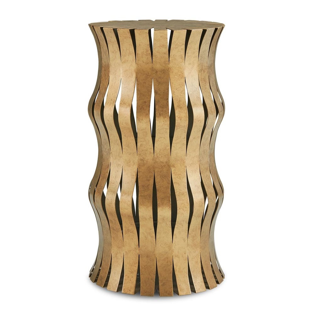 Uttermost Arida Aged Gold Accent Table